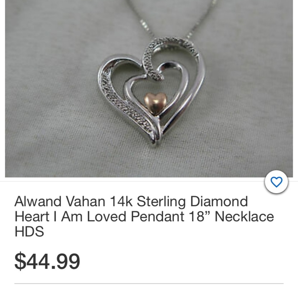 Helzberg heart pendant